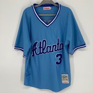 Dale Murphy #3 Atlanta Braves Jersey Mitchell & Ness Cooperstown Size 48